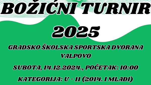 Božićni turnir U-11 u organizaciji Škole nogometa NK Valpovke